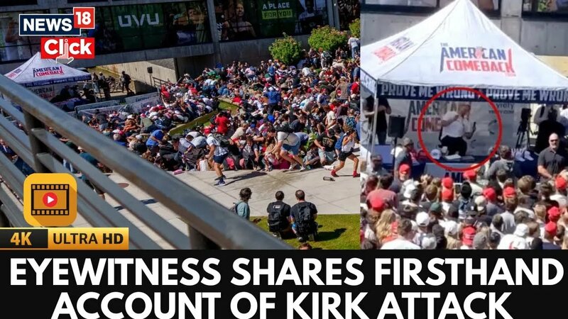 Charlie Kirk Shooting Update: Eyewitness Describes Scene of Charlie ...