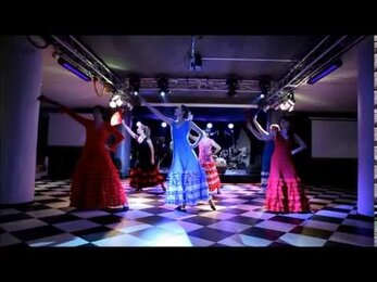 Фламенко. Танец с веером. Guajiras. Akopova Dance Studio. Москва