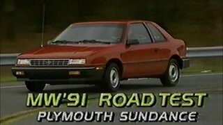 1991 Plymouth Sundance America Coupe (Manual) - MotorWeek Retro