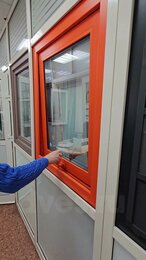 Верхнеподвесные окна с открыванием наружу