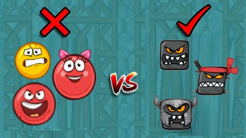 Red Ball 4 - Black Box - Ninja Box - Taran Box - All Levels - Gameplay ...