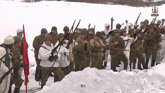 Военно-историческая реконструкция Киркенесской операции 1944 года — Видео от Администрац...