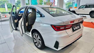 The all new Toyota Vios 2023 - White Color | Interior and Exterior