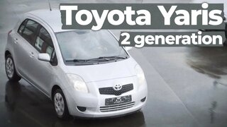 Toyota Yaris 1.4TD, 2005.  Видеообзор без слов