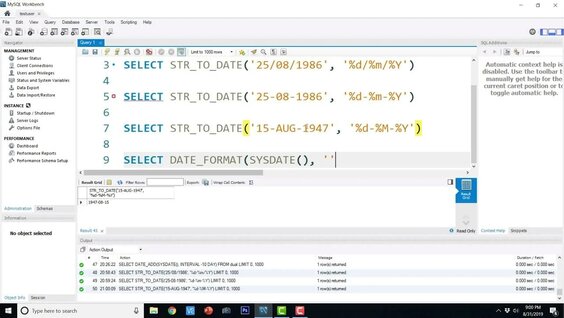 sql convert datetime to string: 960 video Yandex'te bulundu
