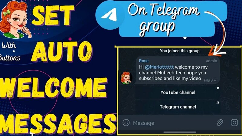 Rose bot telegram welcome message 2022 | How to use and setup telegram ...
