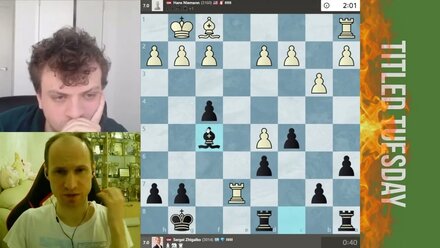 ДУБОВУ ПРОПЁР - ЖДЕМ ДЕТЕКТОР! // GM ХАНС НИМАНН vs GM СЕРГЕЙ ЖИГАЛКО #chess #шахматы #titledtuesday