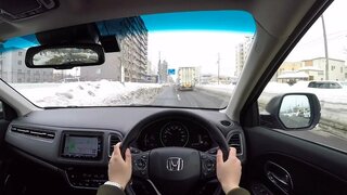 【Test Drive】 2018 New Honda Vezel(HR-V) Hybrid Honda Sensing 4WD - POV City Drive
