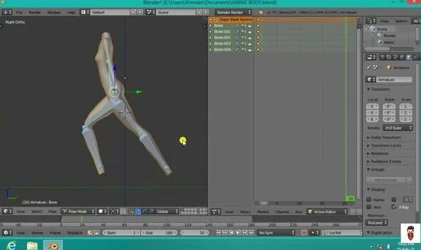 Run animation in Blender 2.79 | Basic for beginners - Смотреть онлайн в ...