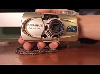 Плёночный фотоаппарат Olympus mju III 150 (АСМР; ASMR)