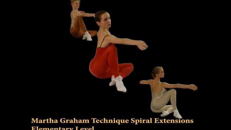 Martha Grahamham Technique Spiral Extension Exercise, Elementary Level ...