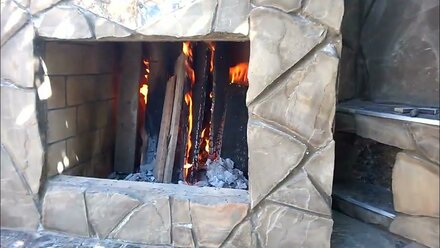 Изготовлен камин в Анапе из камня. #shorts #ремонт #отделкаанапа