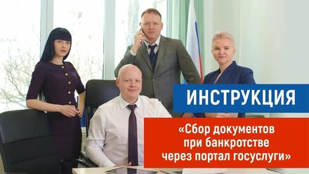 Сбор документов на банкротство через госуслуги