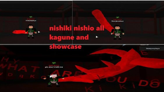 ROBLOX, Kagune Showcase Pre-Update, Tokyo Ghoul Online