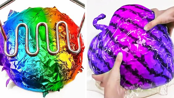 3 Hours Of Oddly Satisfying Slime ASMR - Relaxing Videos for Better ...