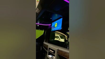 Установили потолочный монитор в #ToyotaAlphard #sgm #шумоизоляция #тойота #монитор #автозвук #шумка