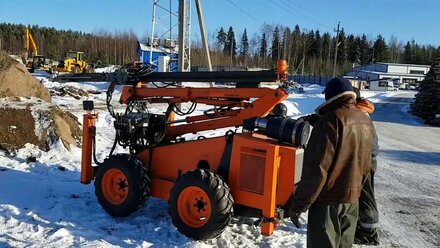 Дробление валунов и скальных грунтов.