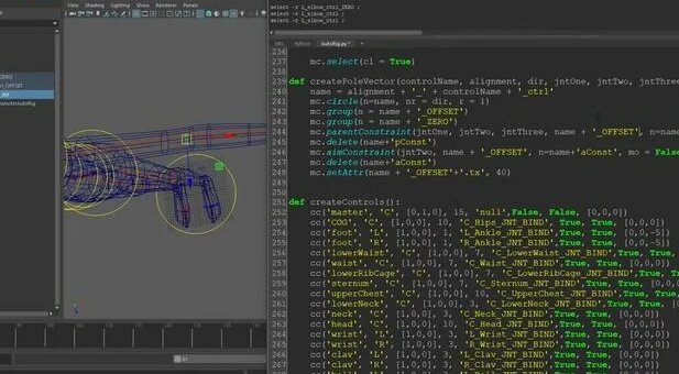 Pole Vector Constraint | Maya Python Auto Rig Tutorial - Смотреть ...