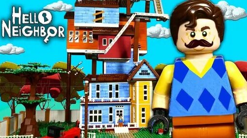 Brick Fantasy | LEGO Самоделка Дом Соседа из 5000 Деталей / Hello ...