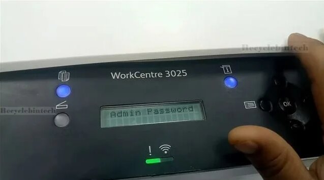 How to reset Xerox Workcentre 3025 Printer #Admin Password #Factory ...
