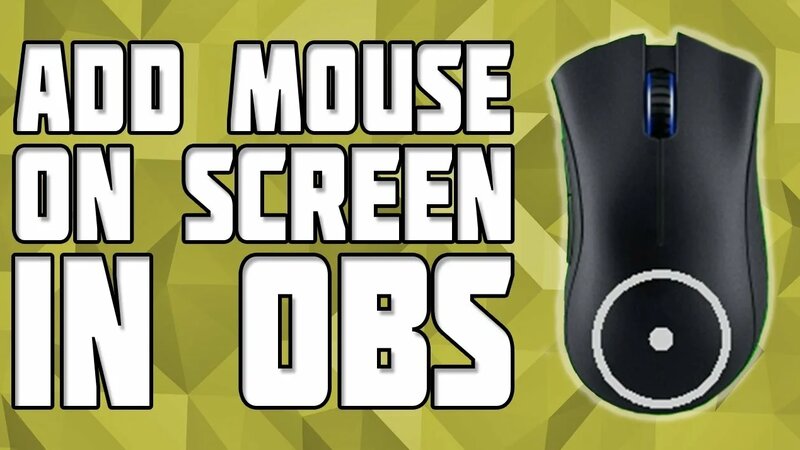 How to add a Mouse on Screen in OBS! Onscreen mouse OBS! - Смотреть ...