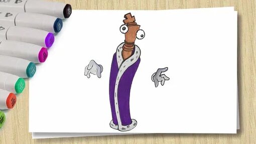 Как нарисовать Королёра Удивительный Цифровой Цирк/How to draw Kinger ...