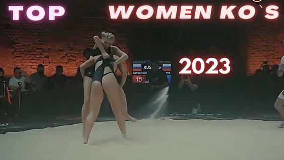Самые яркие нокауты в женских боях в 2023 — Видео от HARDCORE FIGHTING l Кулачные бои и поп-мма