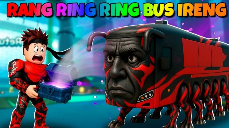 Я получил её в эволюция Брейнрот Rang ring ring bus ireng в Brainrot ...