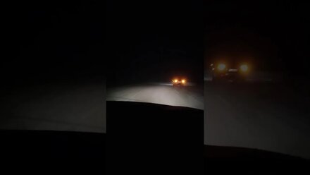 Дорога в Новокузнецк, видимость нулевая.