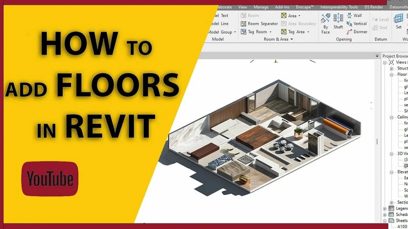 How to Add Floors in Revit Architecture | Step-by-Step Tutorial for ...