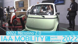 2022 Microlino 2.0 Interior and Exterior Walkaround IAA 2021 Munich