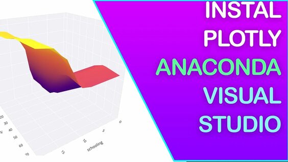 How to install plotly in anaconda, jupyter notebook, and visual studio ...
