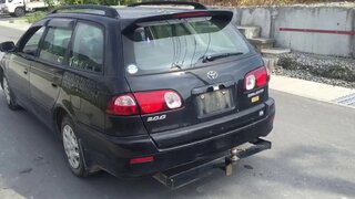 Видео-тест автомобиля Toyota Caldina (черный, St210-4047577, 3S-FE, 2000г)