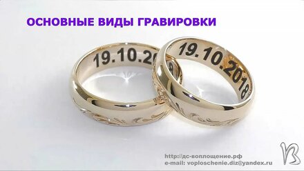 ОСНОВНЫЕ ВИДЫ ГРАВИРОВОК