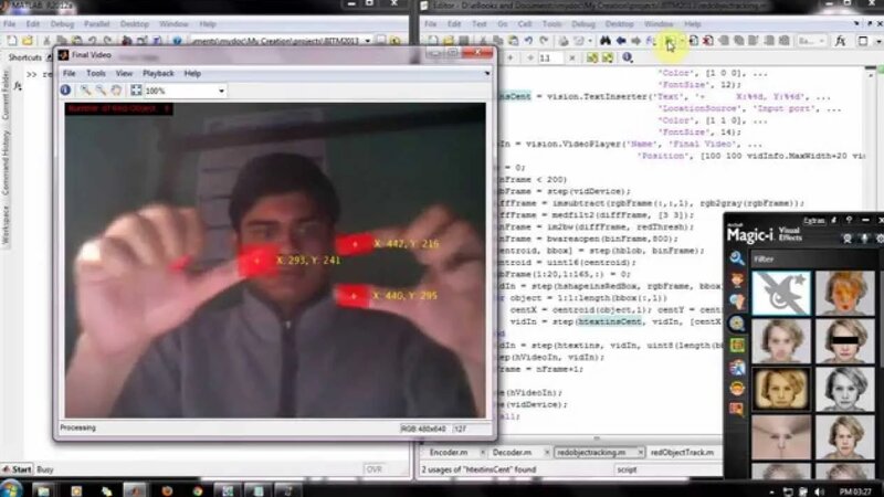 How to Detect and Track Red Colored Object in LIVE Video using Matlab ...