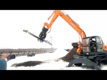 Грейфер SG MHB на экскаваторе UMG E140W. Часть вторая.