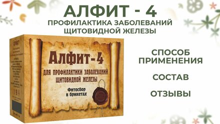 Алфит 4 Щитовидный обзор от ФитоТерапевт.ру