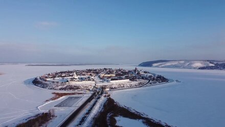 Остров град Свияжск, январь 2021