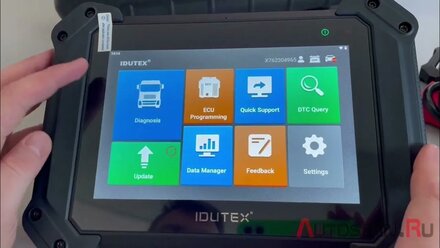 IDUTEX TS810PRO - обзор автосканера и начало работы