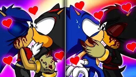 SONICA & SHADINA KISSED SONIC & SHADOW!! - [Sonic Comic Dub