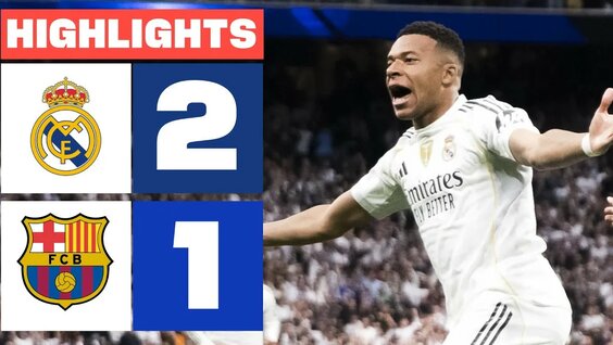 Real madrid 2 - 1 FC barcelona | resumen laliga EA sports - Yandex ...