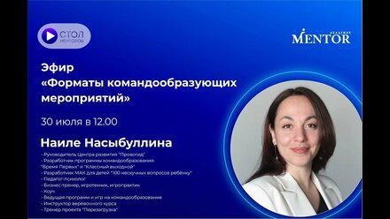 Эфир "Форматы командообразующих мероприятий"