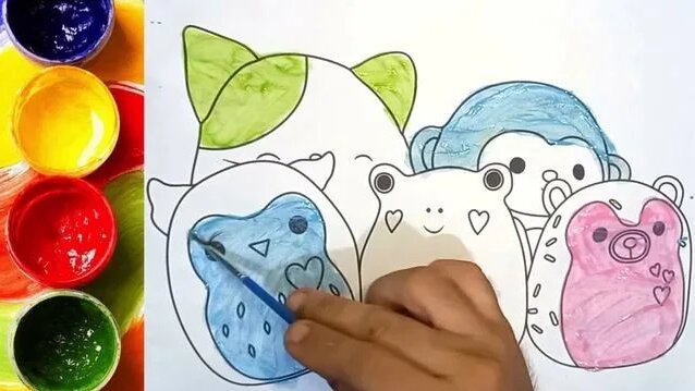 Bolalar uchun Uy hayvonlari rasm chizish | Сурет салу үй жануары. How ...