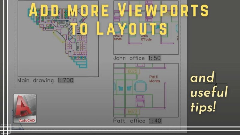 Autocad - Insert Viewports in Layouts - Смотреть онлайн в поиске ...