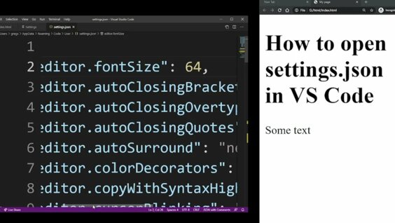 Where Is VSCode Settings.Json File In Visual Studio Code? VS Code ...