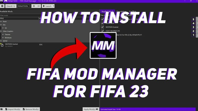How To Install Mod Manager For FIFA 23 + License Mod - Смотреть онлайн ...
