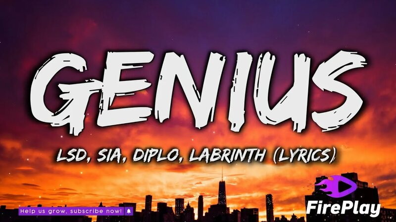 LSD - Genius (Lyrics) ft. Sia, Diplo, Labrinth - Смотреть онлайн в ...