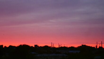 Тайм лапс из окна.