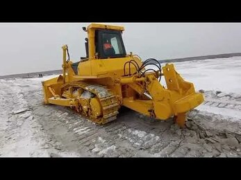 TEST бульдозер KOMATSU D155, 2004 - часть 2