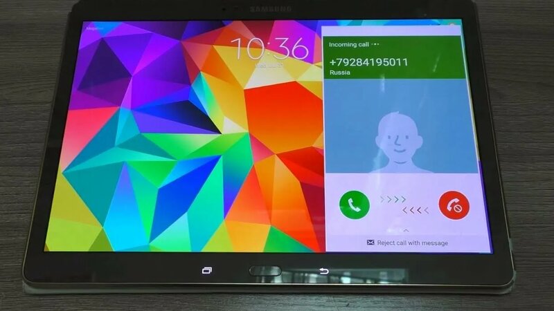 Samsung Galaxy Tab S 10.5 incoming call - Смотреть онлайн в поиске ...